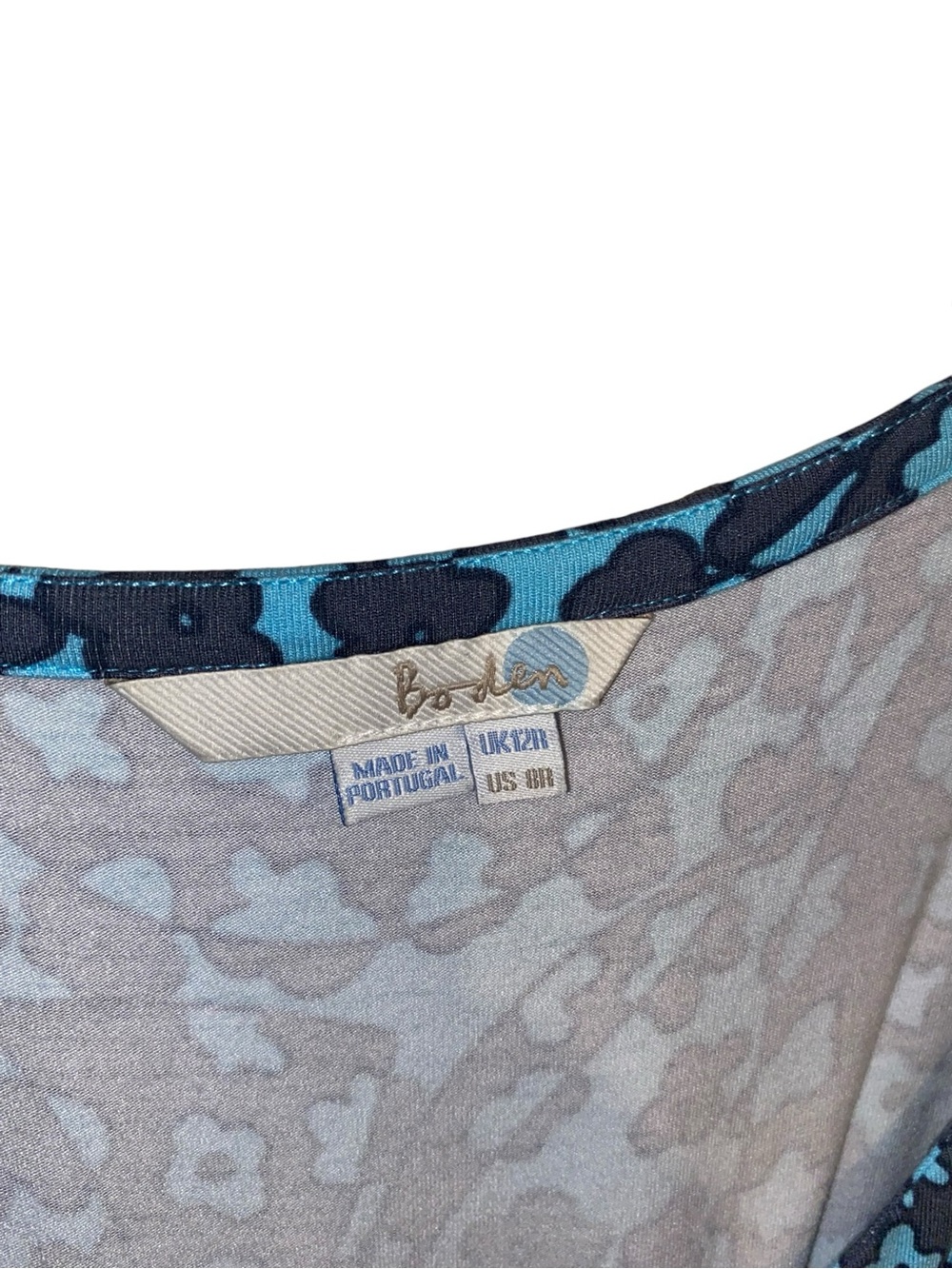 Boden Maxi Dress sleeveless scoop neck teal Vacation Vacation Resortwear Summer - Picture 3 of 8